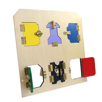 Montessori Wooden Lock  Board