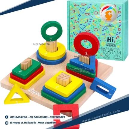 مطابقة اشكال هندسية وأحجام